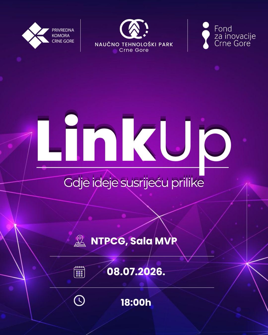 LinkUp - mjesečni događaj namijenjen MMSP i startapovima