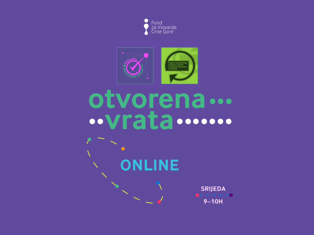 Otvorena vrata Fonda za inovacije Crne Gore